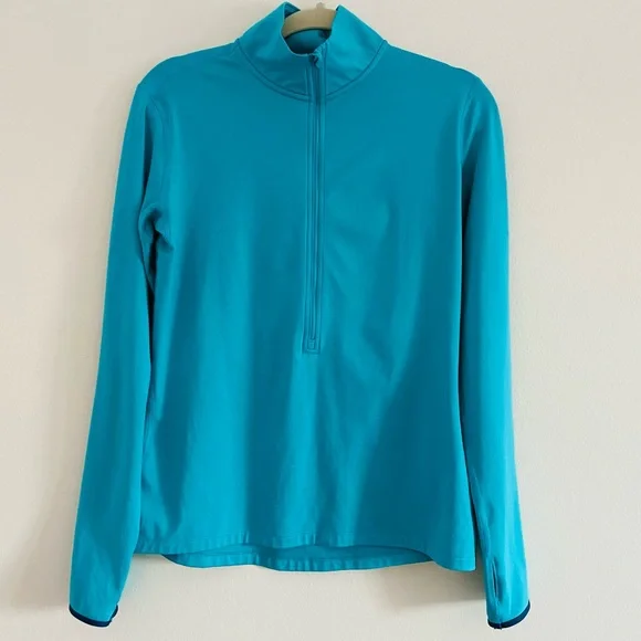 Nike Pro HyperWarm Dri Fit Half Zip Pullover Top - Picture 6 of 11